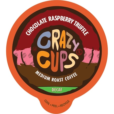 Crazy Cups Crazy Cups Flavored DECAF Chocolate Raspberry Truffle-22 Ct WM-D-CC-Raspberry-22
